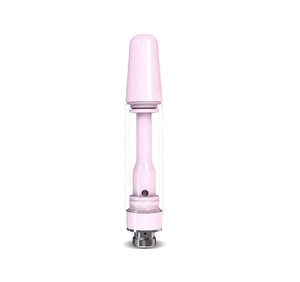 Pink 1 ml Zirconia 007 510 thread vape cartridge with round mouth tip